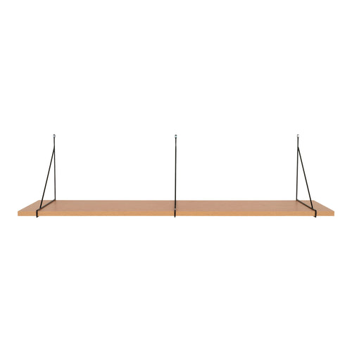 Estante de pared Chiba - Natural / Negro