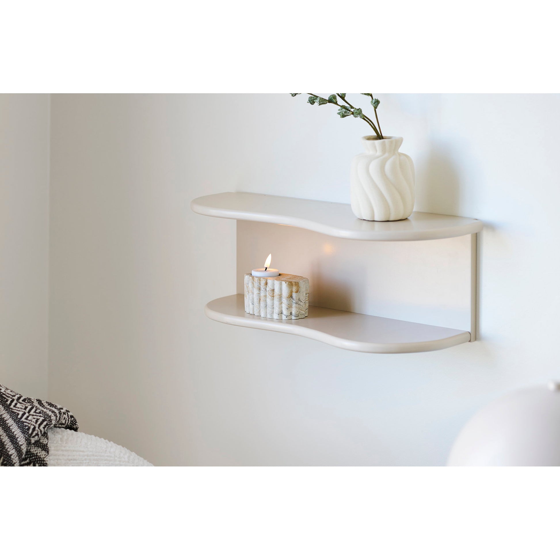 Estante de pared Botta - Beige