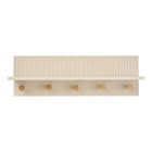 Rocca Estante de pared con ganchos - Beige