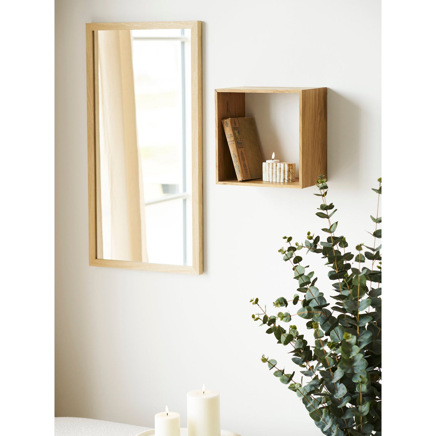 Estante de pared Latoon - Natural