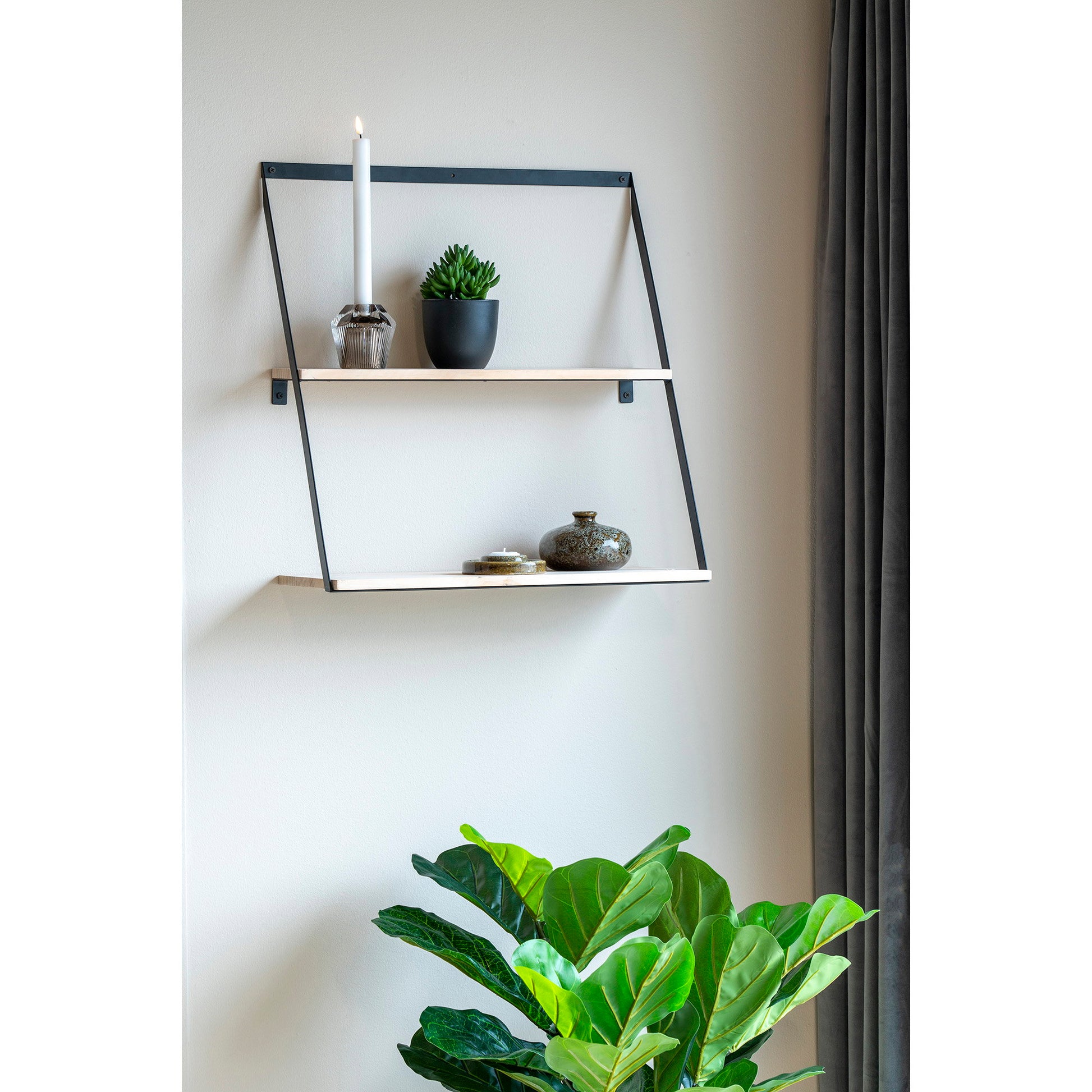 Estante de pared Bern - Natural