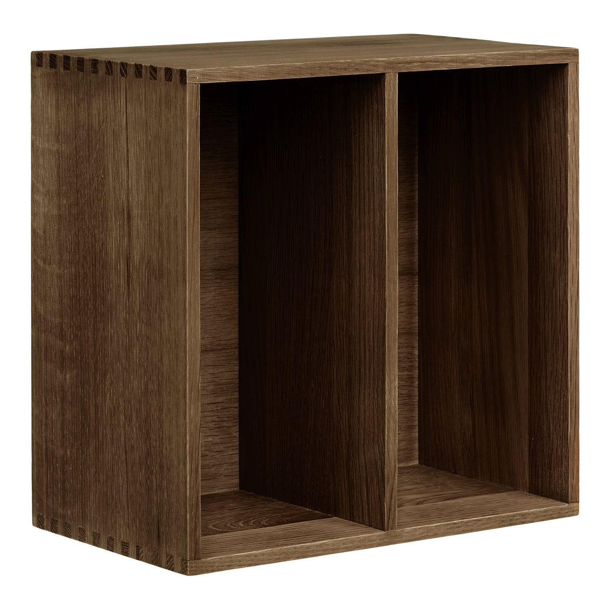 Estante de pared Townsville con divisiones verticales - Marrón oscuro
