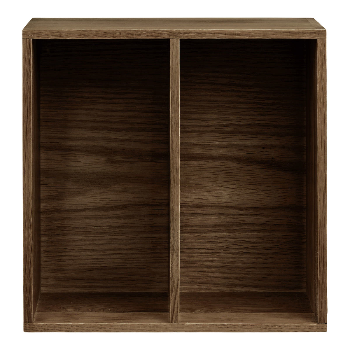 Estante de pared Townsville con divisiones verticales - Marrón oscuro