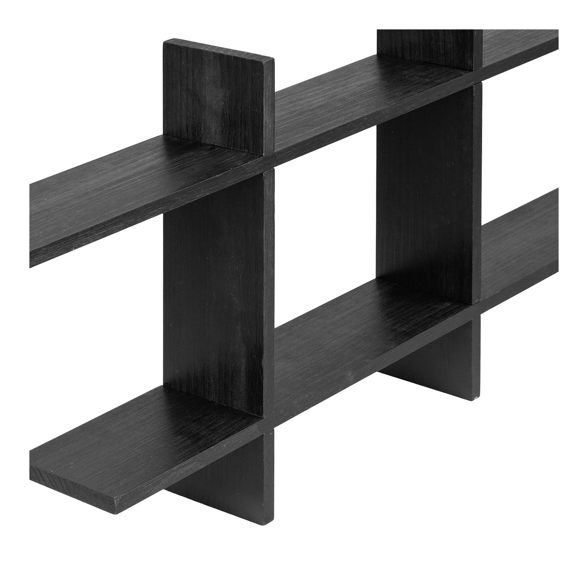 Estante de pared Mostar - Negro