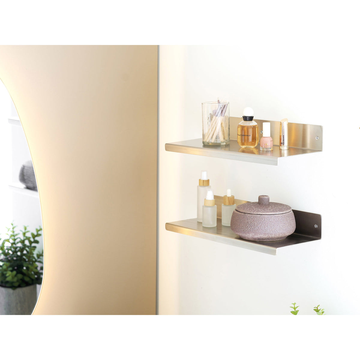 Estante de pared Nagoya - Plata