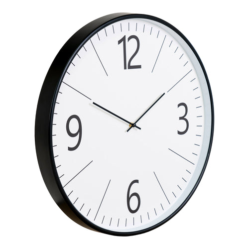 Reloj de pared Biel - Negro / Blanco
