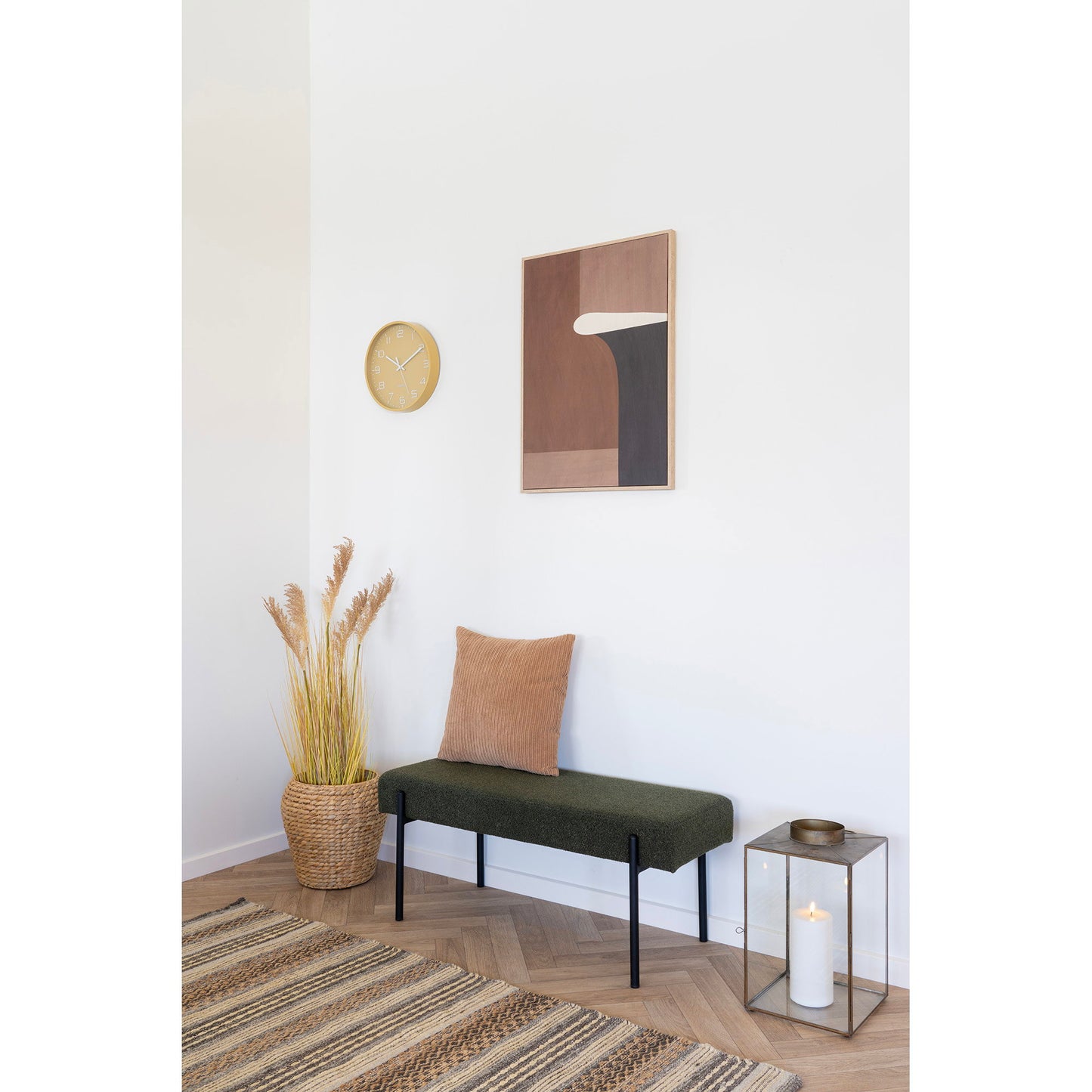 Reloj de pared Rosolini - Ocre