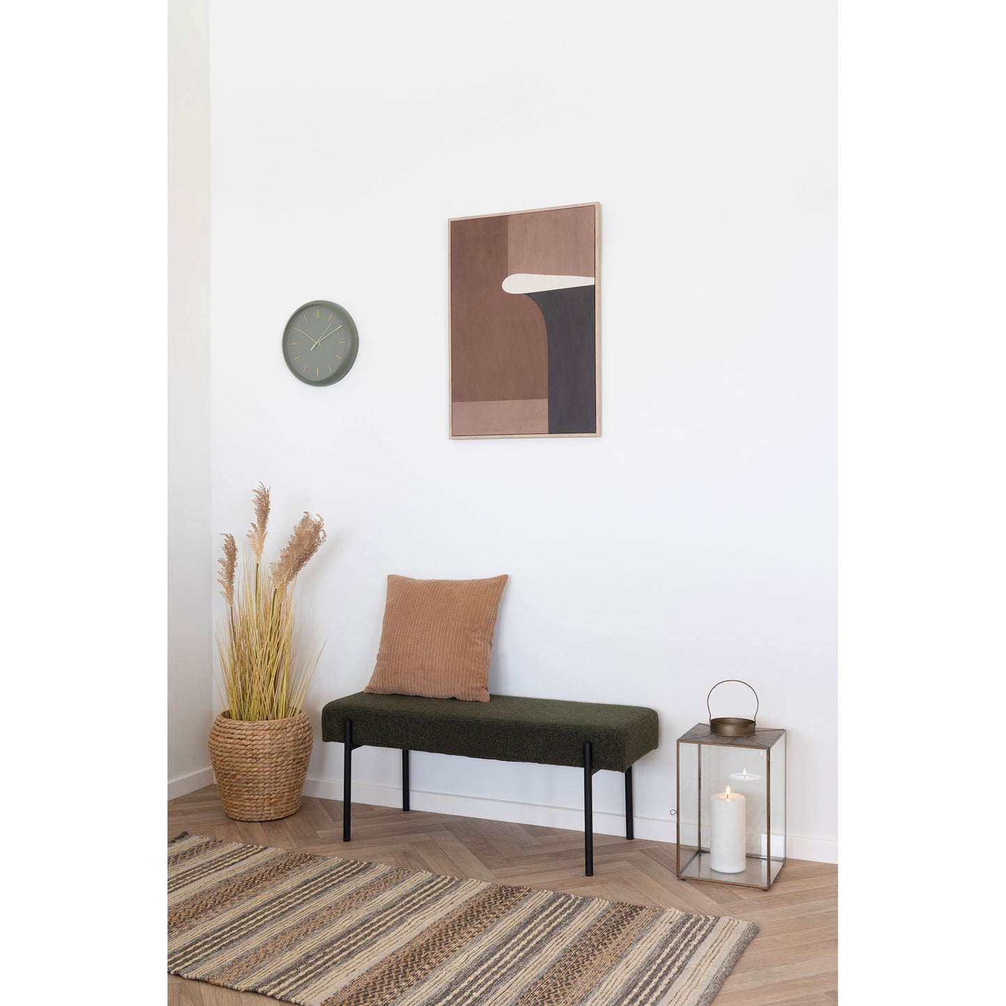 Reloj de pared Rossano - Verde