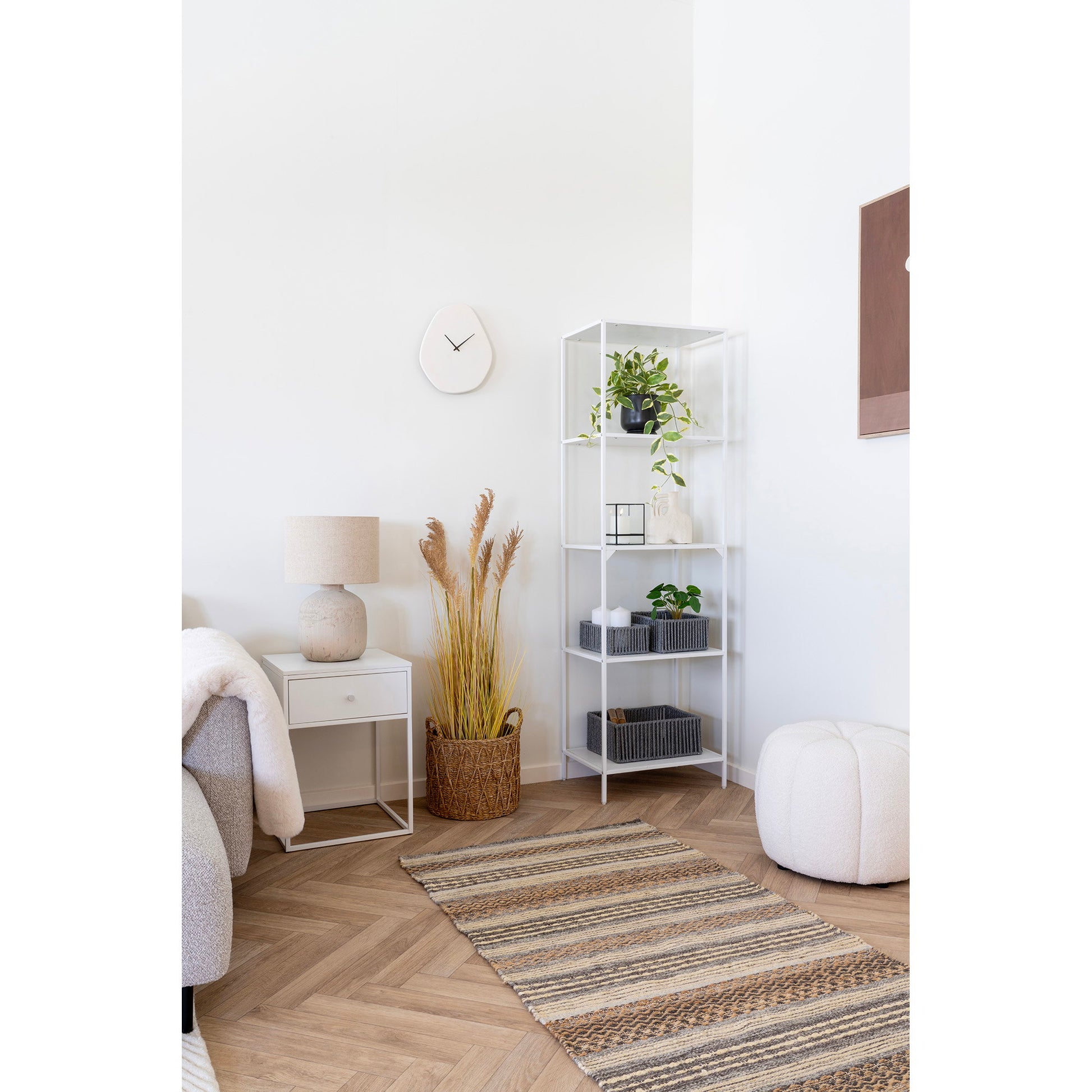 Reloj de pared Viena - Blanco roto