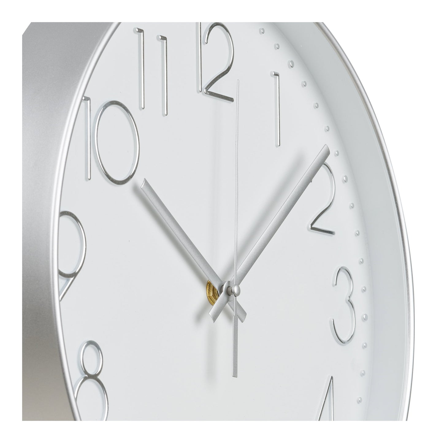 Reloj de pared Lalibela - Plata