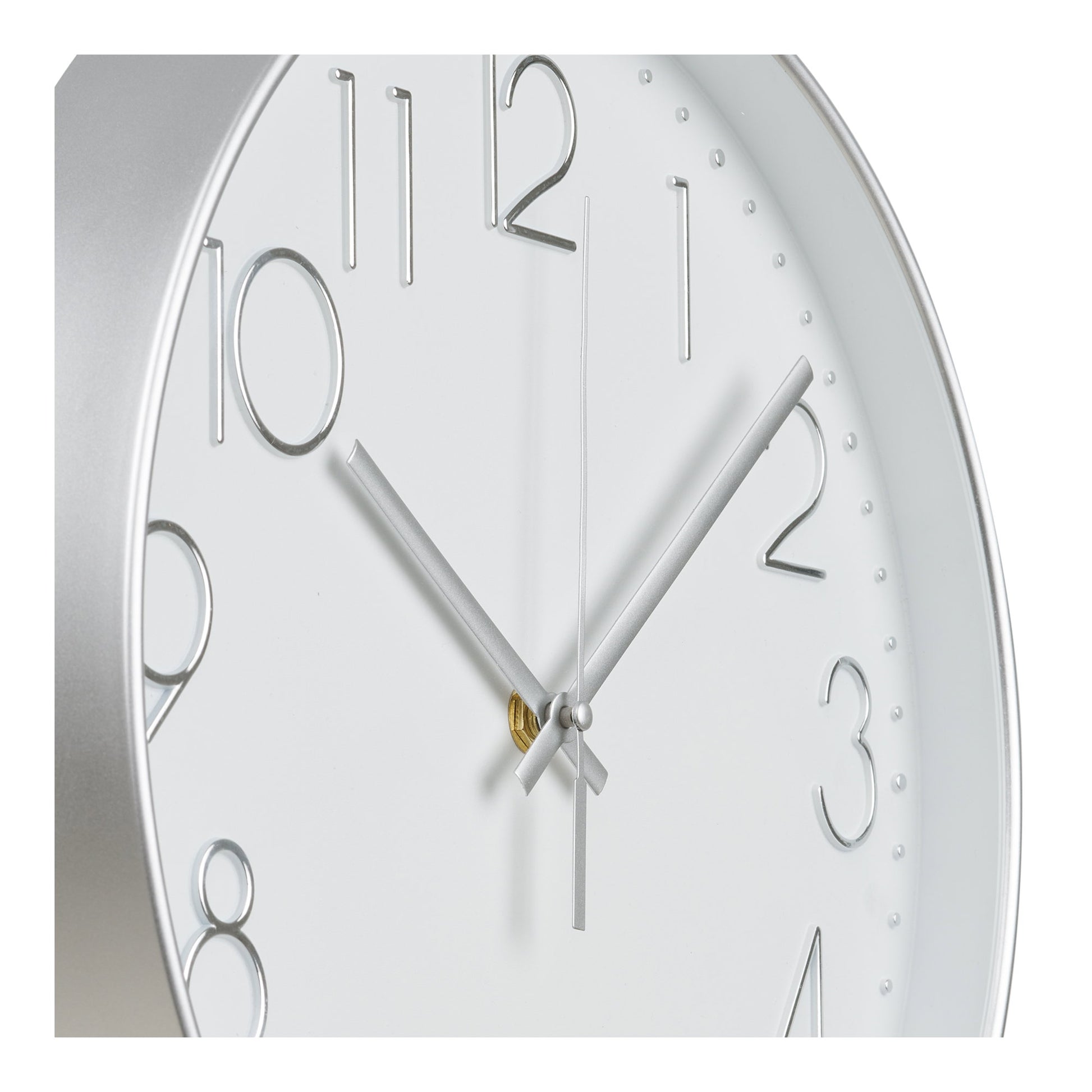 Reloj de pared Lalibela - Plata