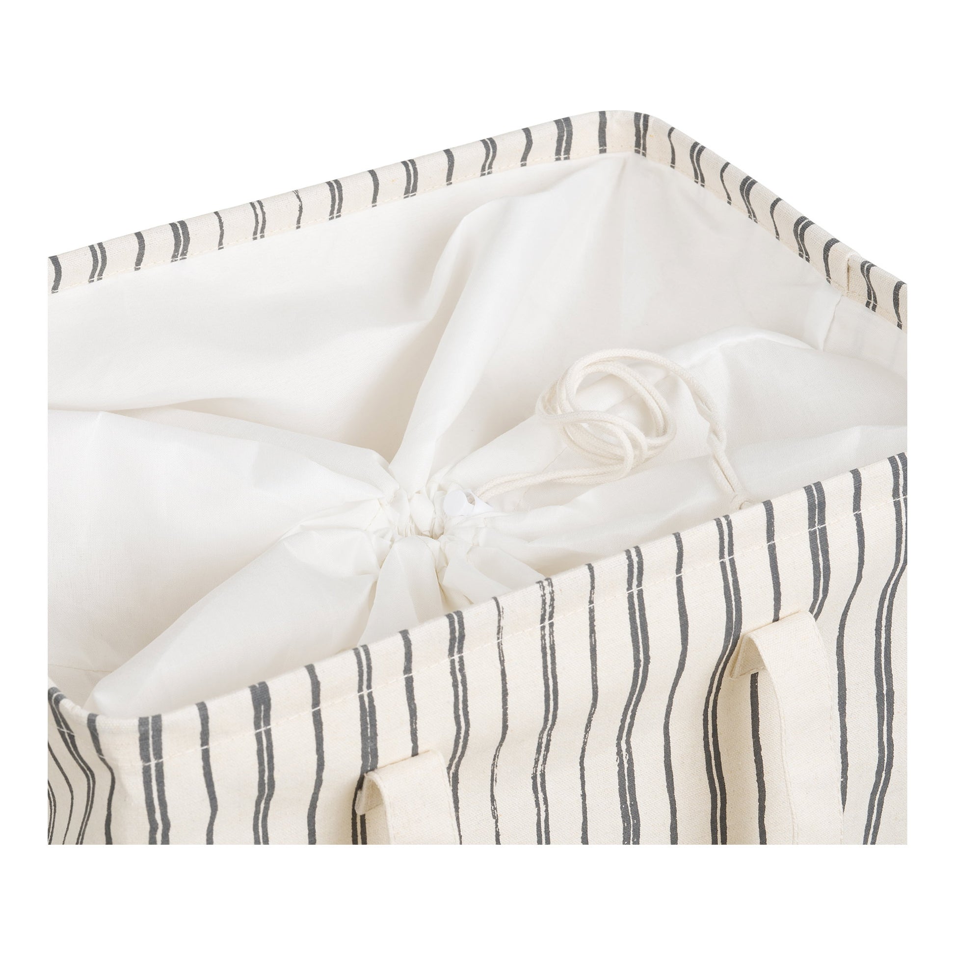 Cesto para la Ropa Argos - Beige / Negro