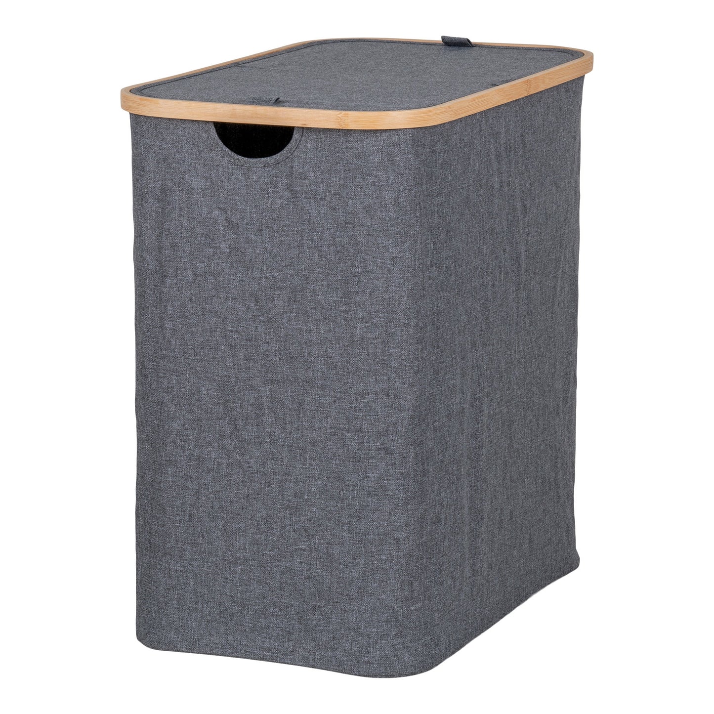 Cesto para la ropa sucia Noto - Gris oscuro