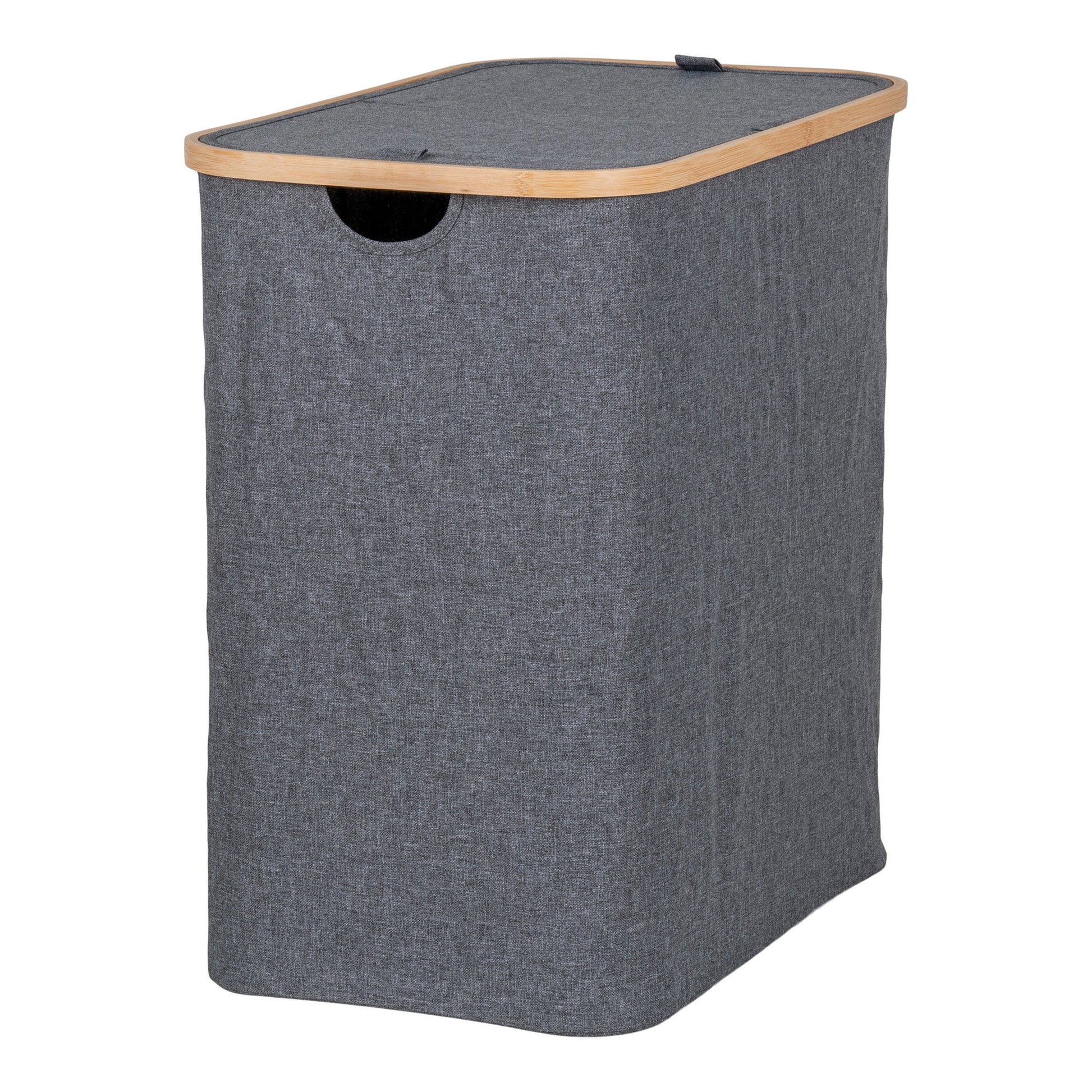 Cesto para la ropa sucia Noto - Gris oscuro