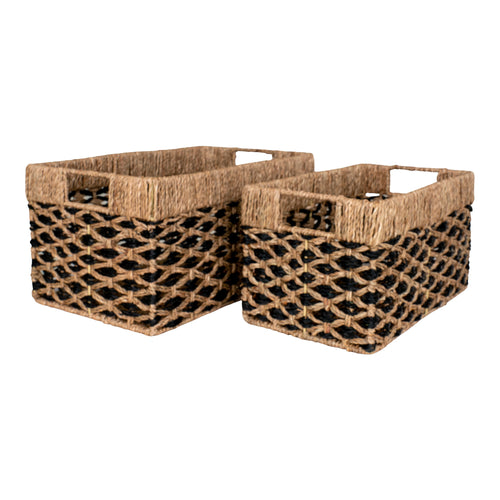 Salar Baskets - Black / Natural