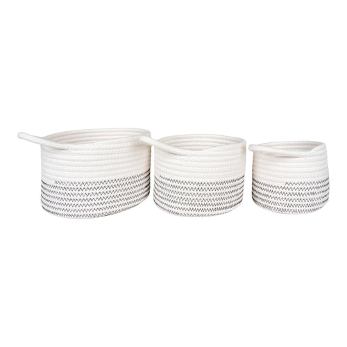 Algar Baskets - White / Grey