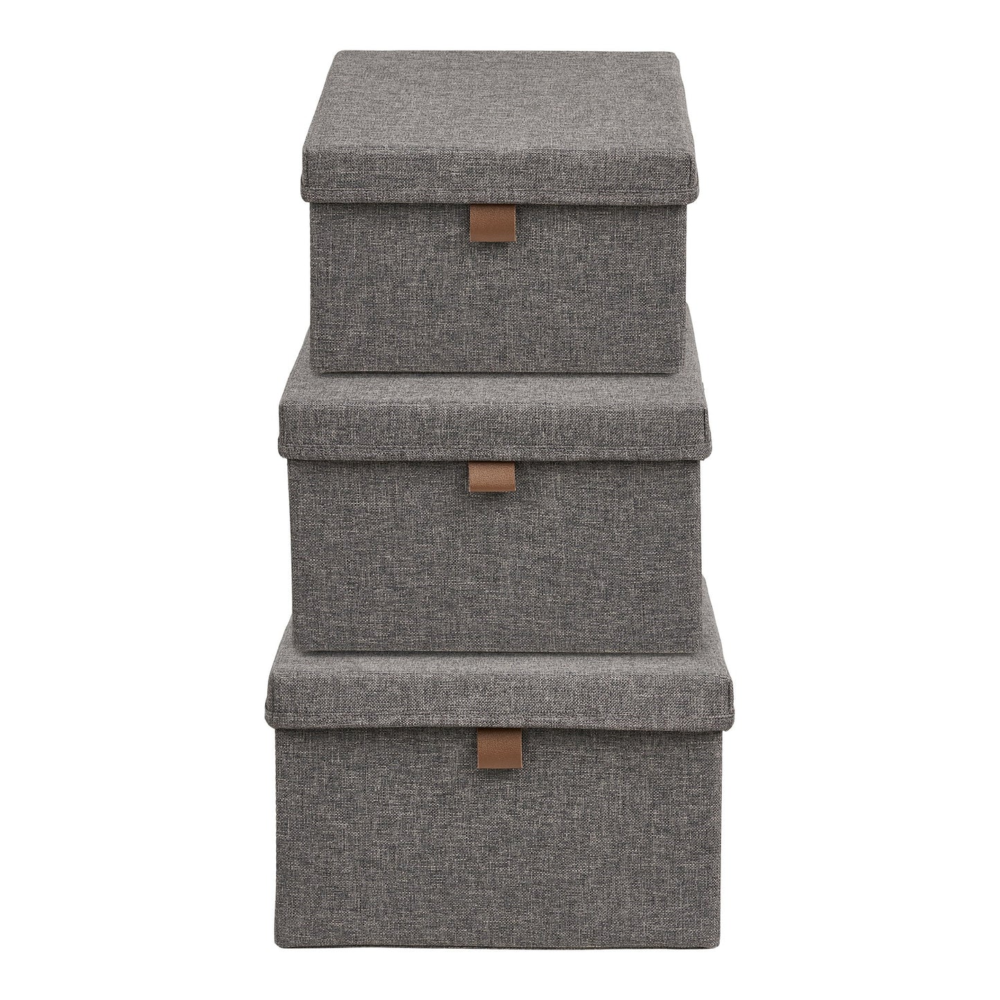 Cajas de almacenamiento Noto - Gris oscuro