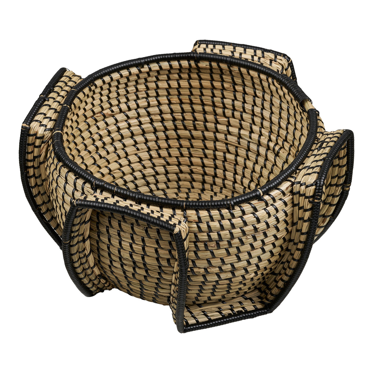 Cesta Medan - Natural / Negro