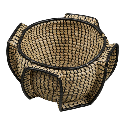 Cesta Medan - Natural / Negro