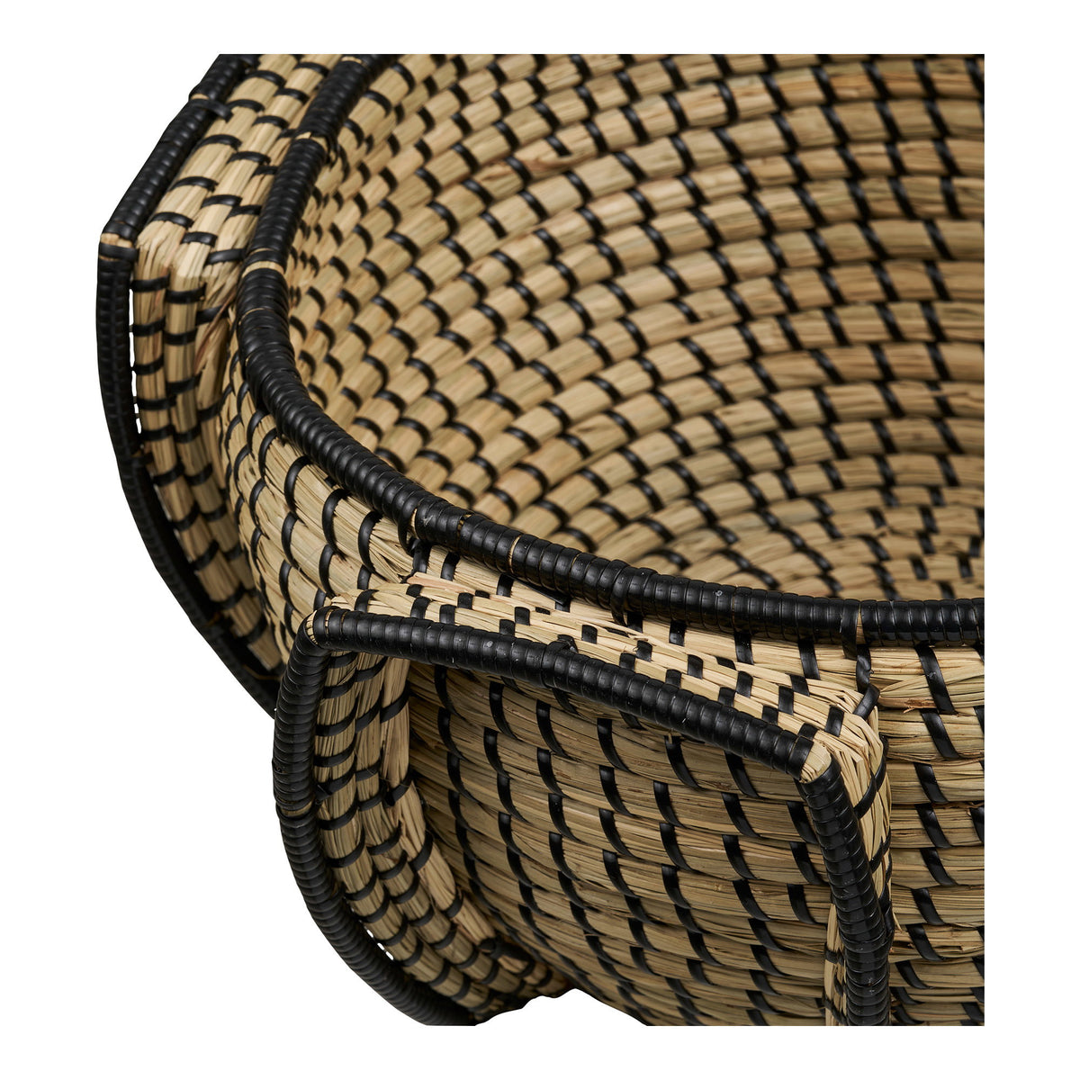 Cesta Medan - Natural / Negro
