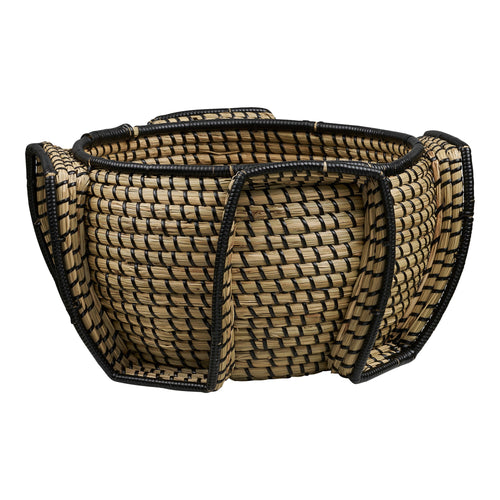 Cesta Medan - Natural / Negro