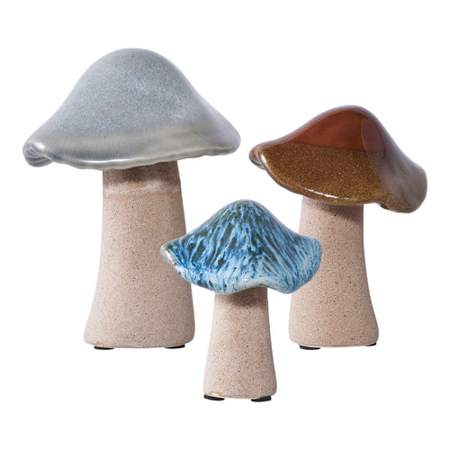 Decoración Setas - Verde / Marrón / Azul