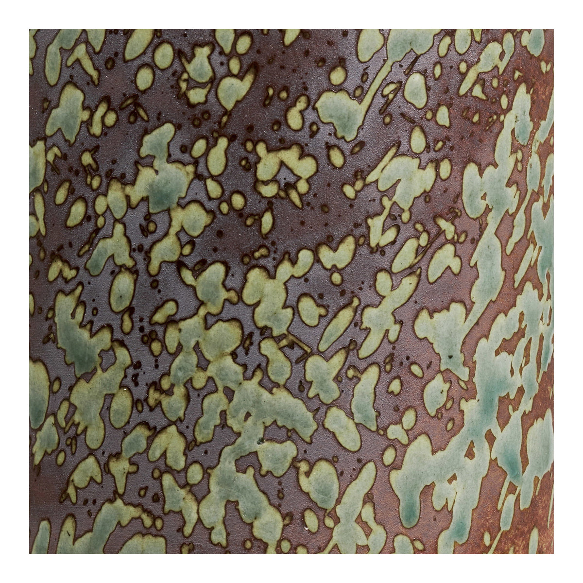 Jarrón - Marrón oscuro / Verde bosque oscuro