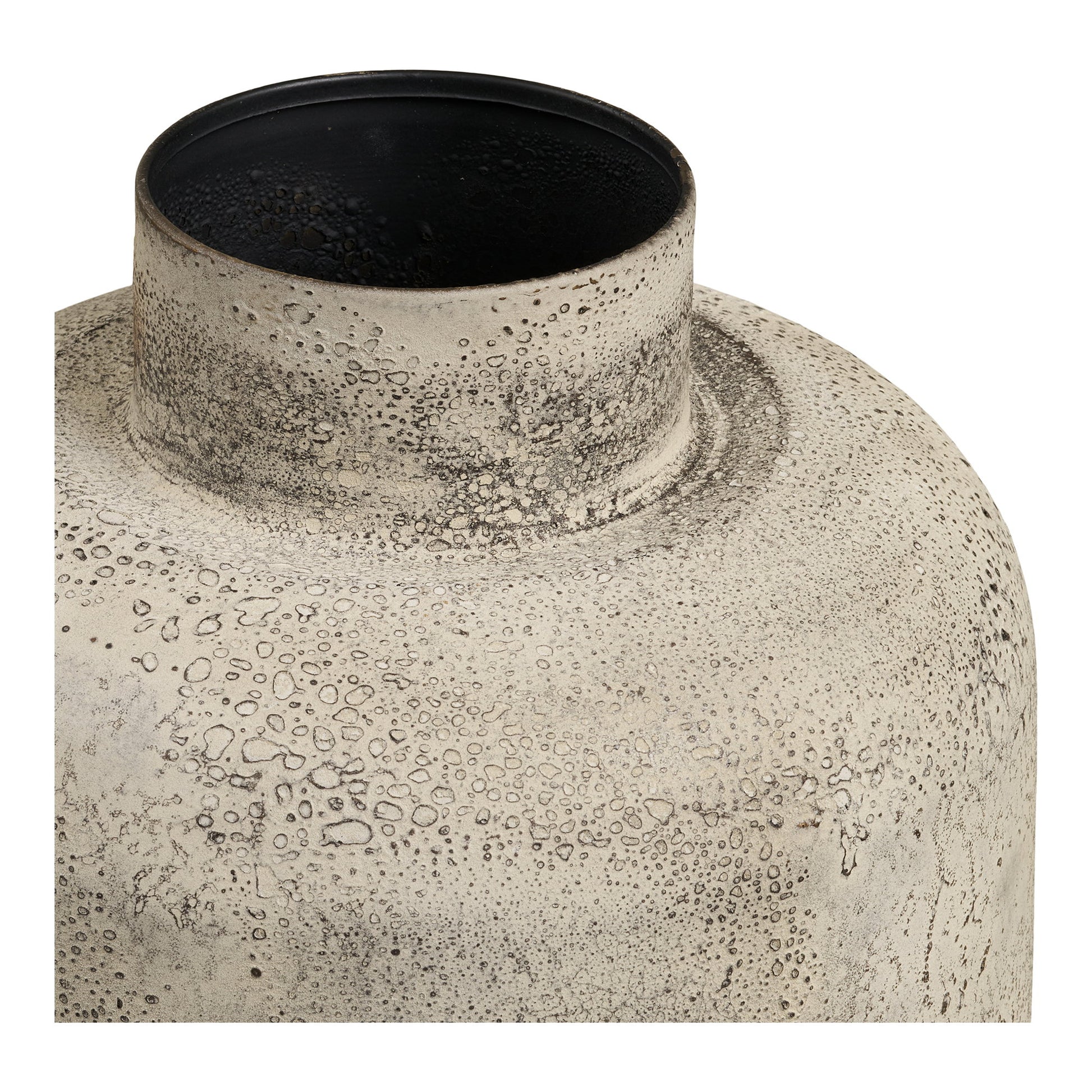 Maceta decorativa Hou - Beige antiguo