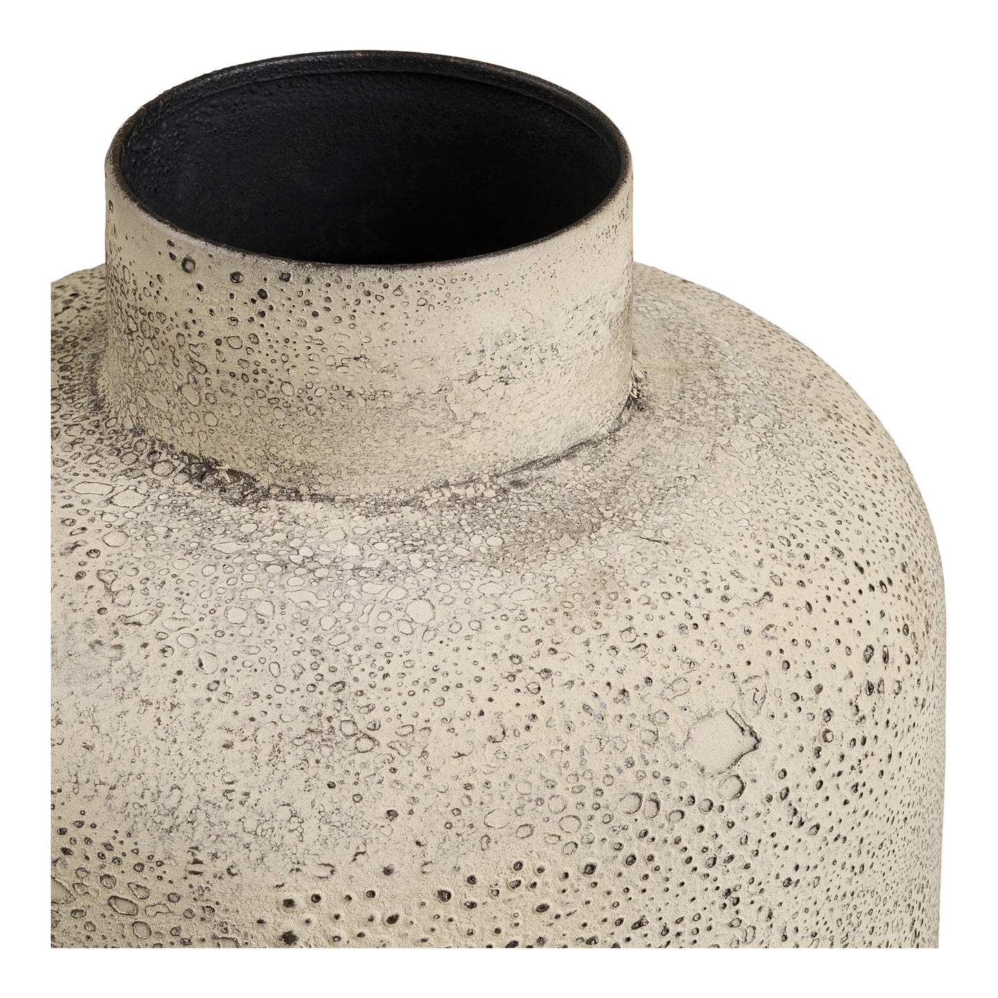 Maceta decorativa Hou - Beige antiguo