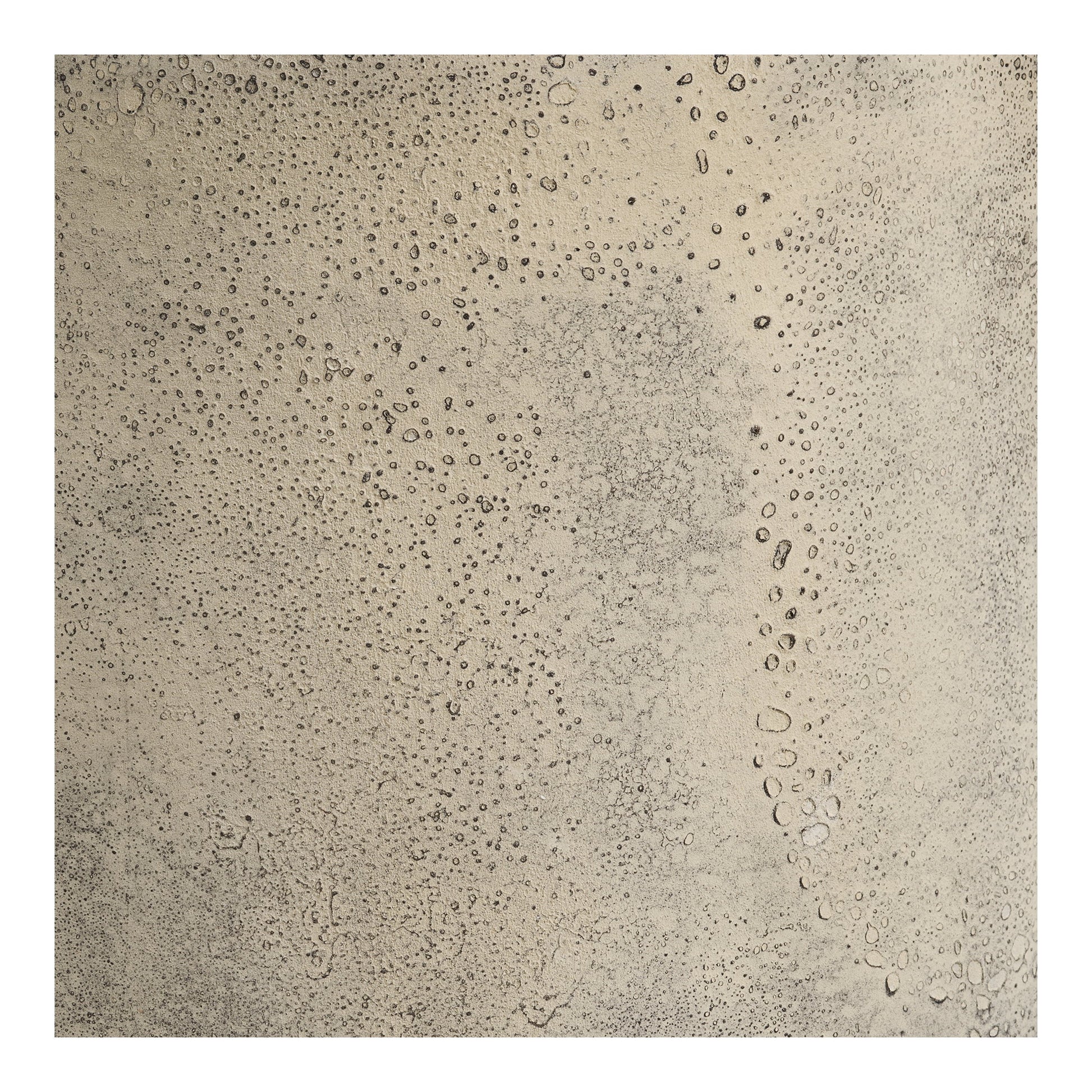 Maceta decorativa Hou - Beige antiguo