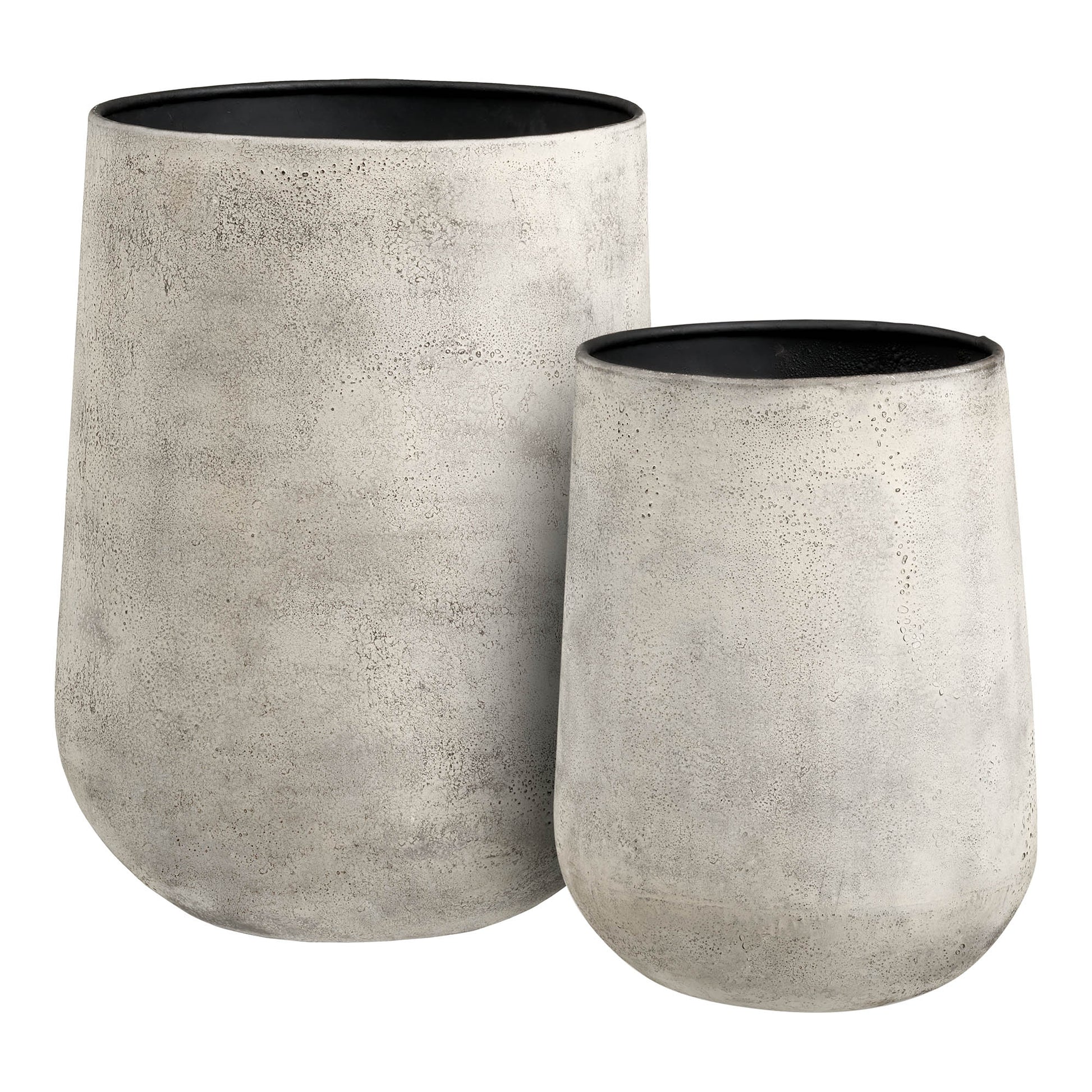 Maceta decorativa Hou - Beige antiguo