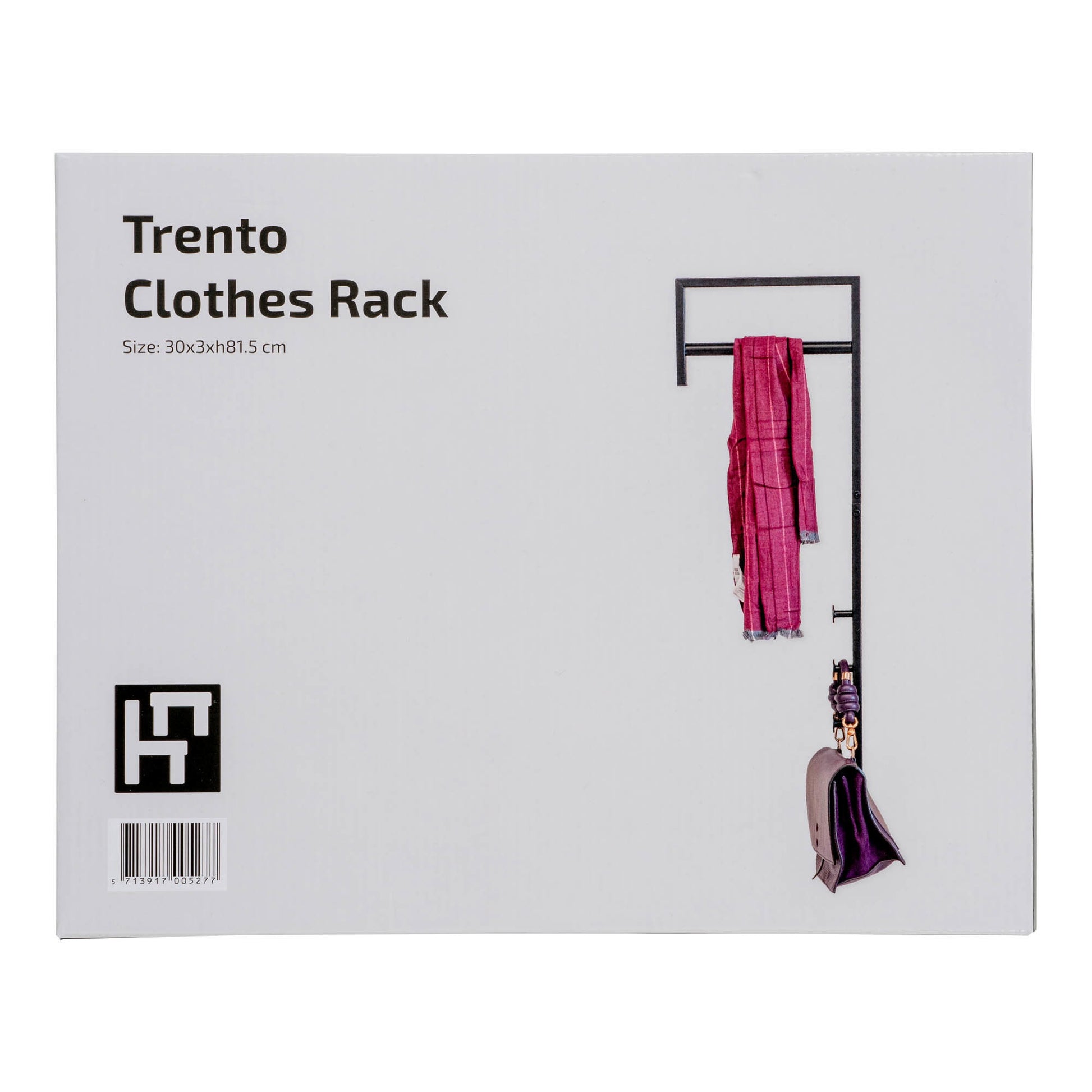 Perchero Trento - Negro