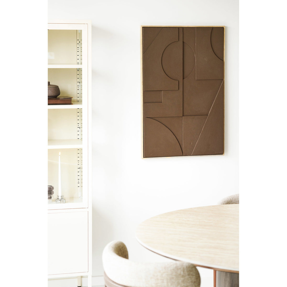 Decoración de pared en relieve Isabella - Marrón