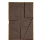 Decoración de pared en relieve Isabella - Marrón