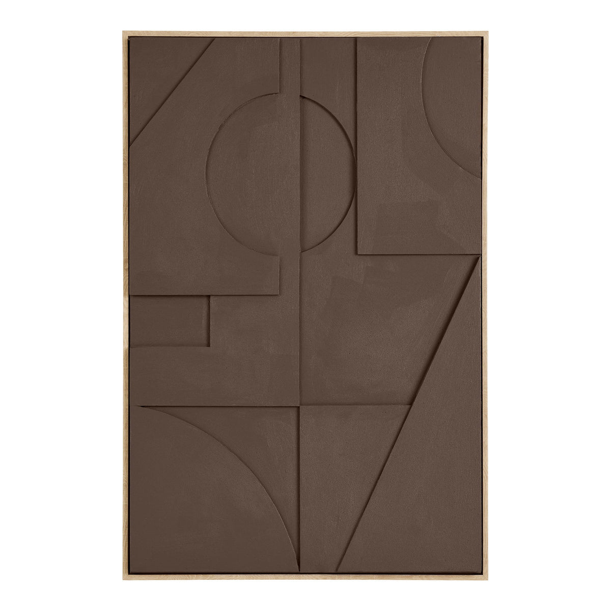 Decoración de pared en relieve Isabella - Marrón