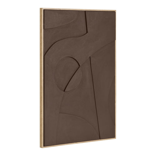 Décoration murale en relief Isabella - Marron