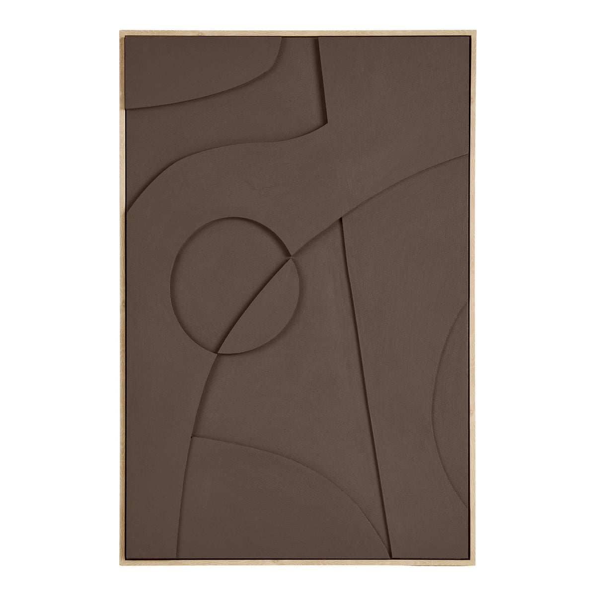 Decoración de pared en relieve Isabella - Marrón
