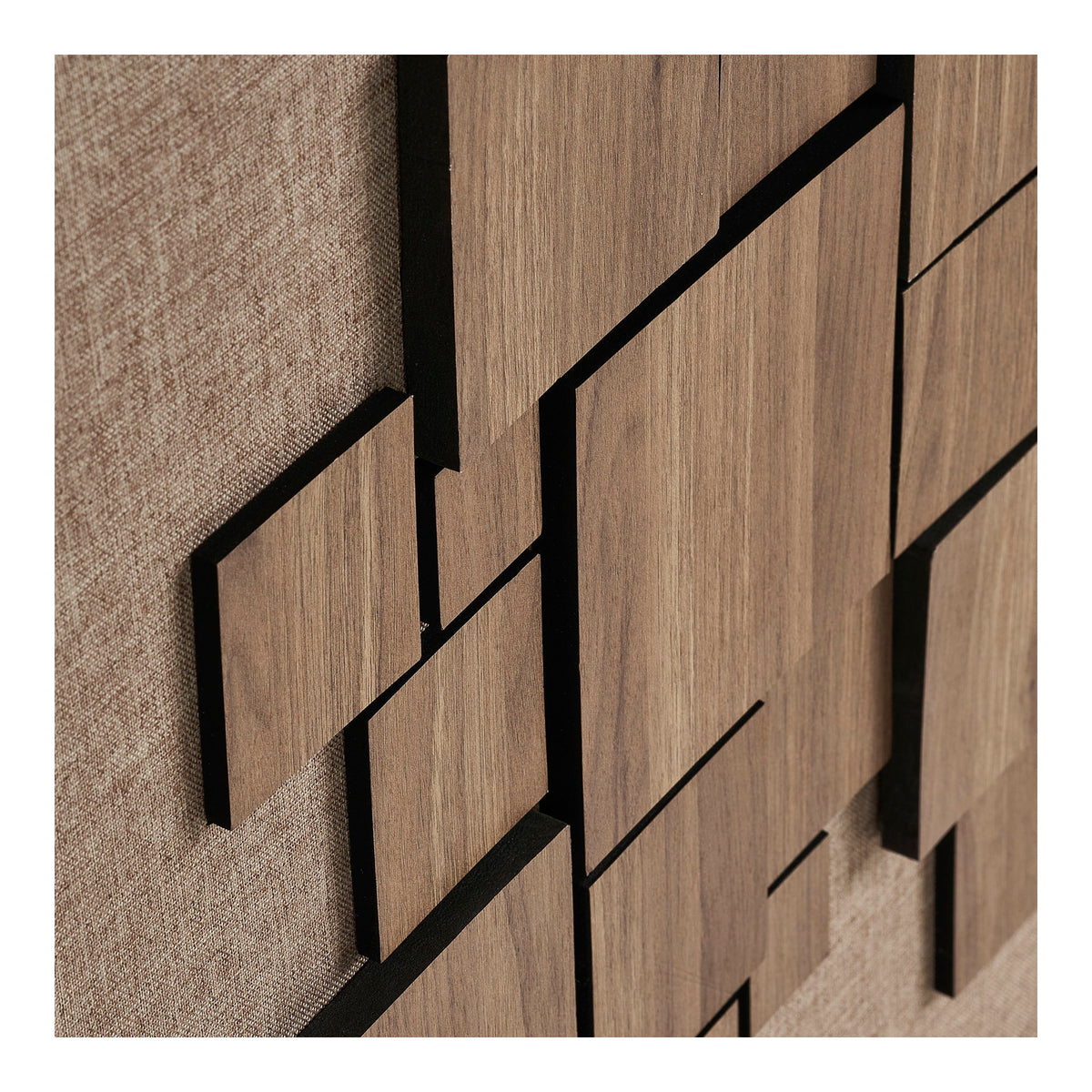 Decoración de pared en relieve Gala - Marrón