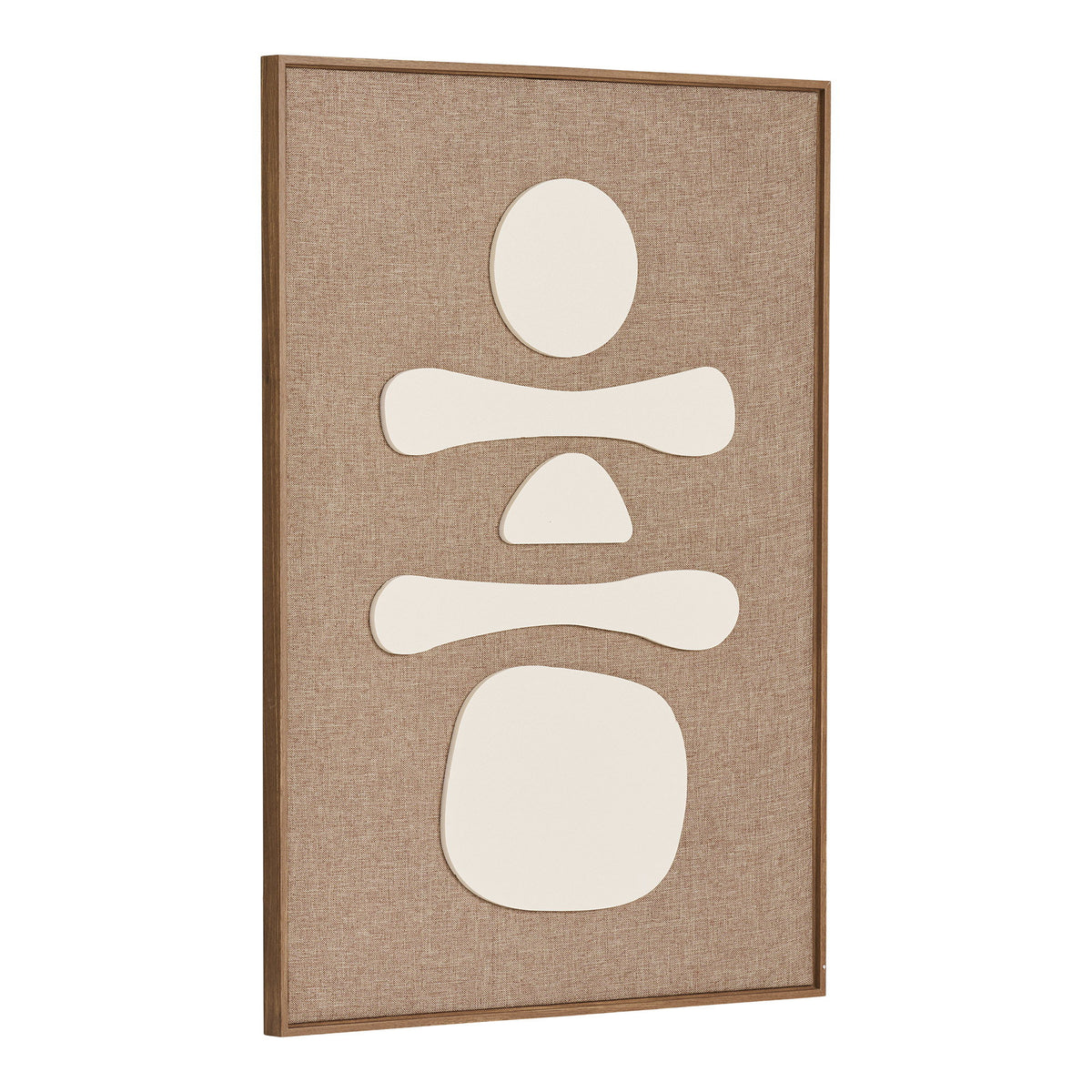 Decoración de pared en relieve Diva - Marrón / Beige