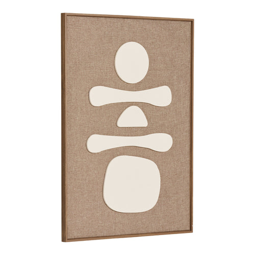 Décoration murale en relief Diva - Marron / Beige