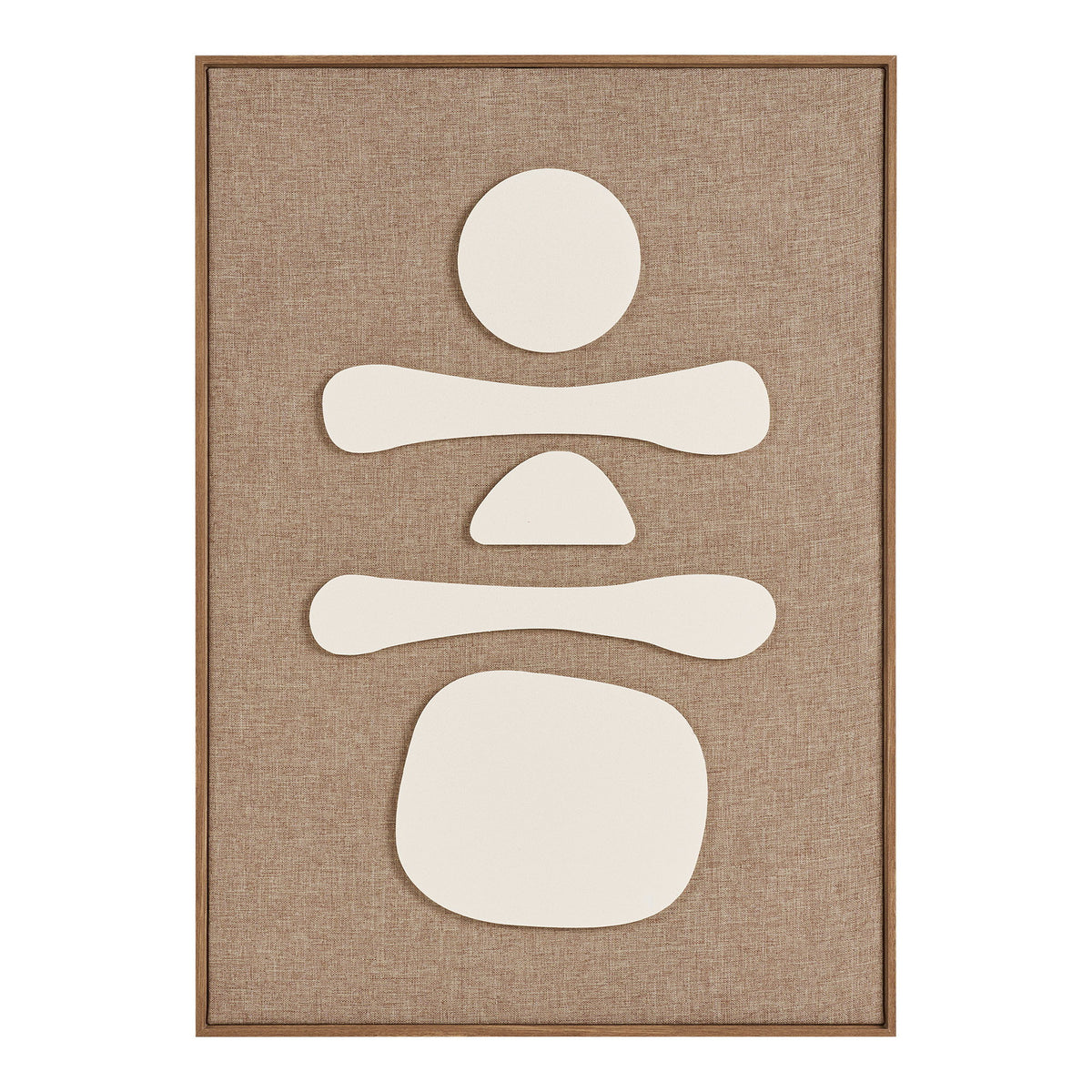 Decoración de pared en relieve Diva - Marrón / Beige