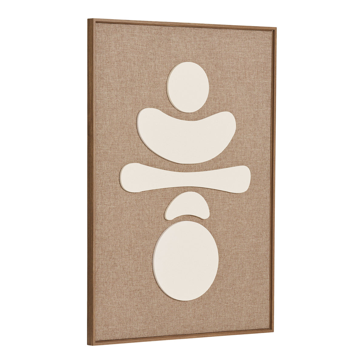 Decoración de pared en relieve Diva - Marrón / Beige