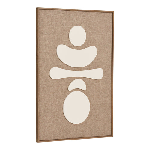 Décoration murale en relief Diva - Marron / Beige