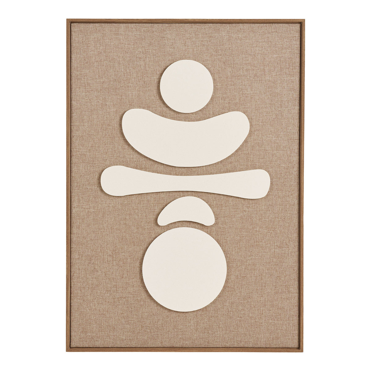 Decoración de pared en relieve Diva - Marrón / Beige