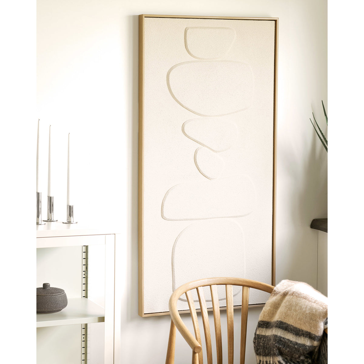 Decoración de pared en relieve Victoria - Beige