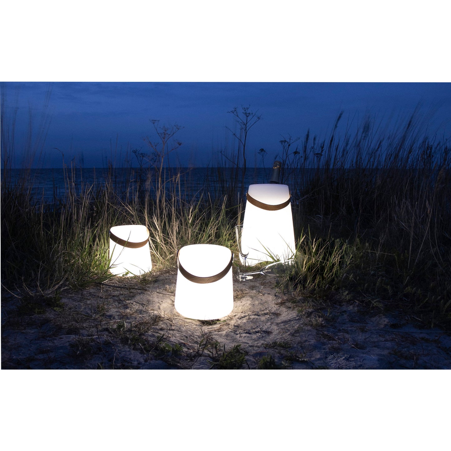 Enfriador de vino LED Bristol - Blanco