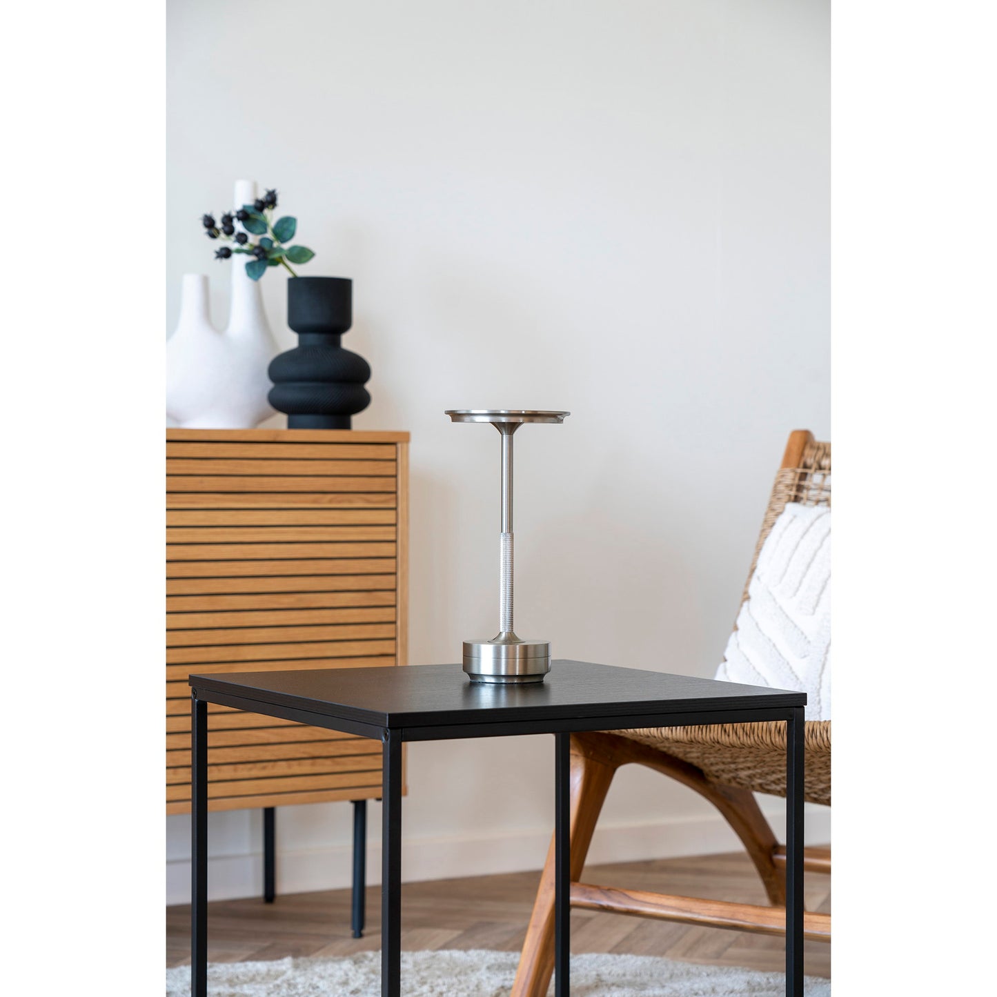 Lámpara de mesa Lyneham - Plata