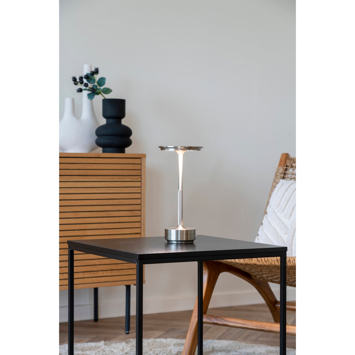 Lámpara de mesa Lyneham - Plata