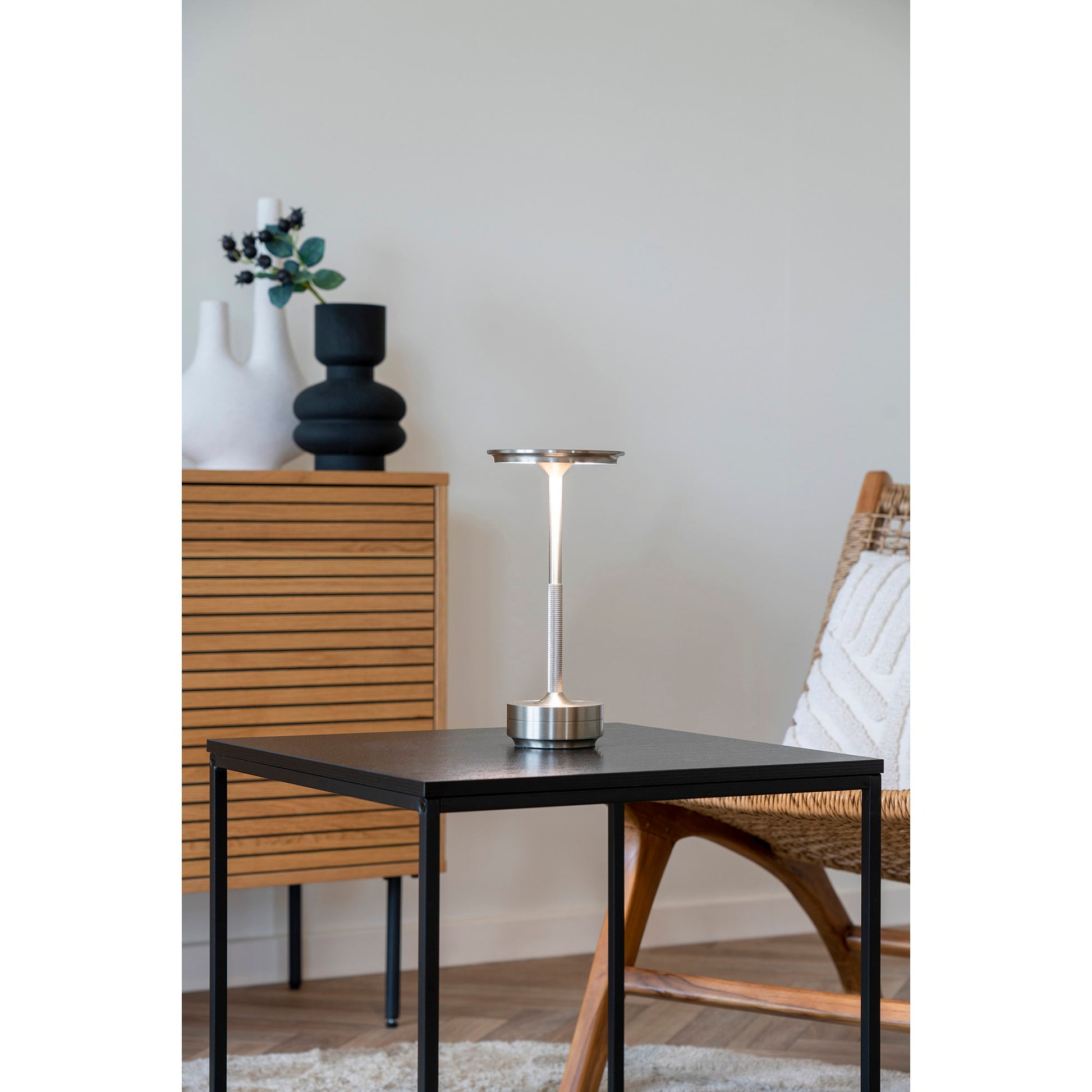 Lámpara de mesa Lyneham - Plata
