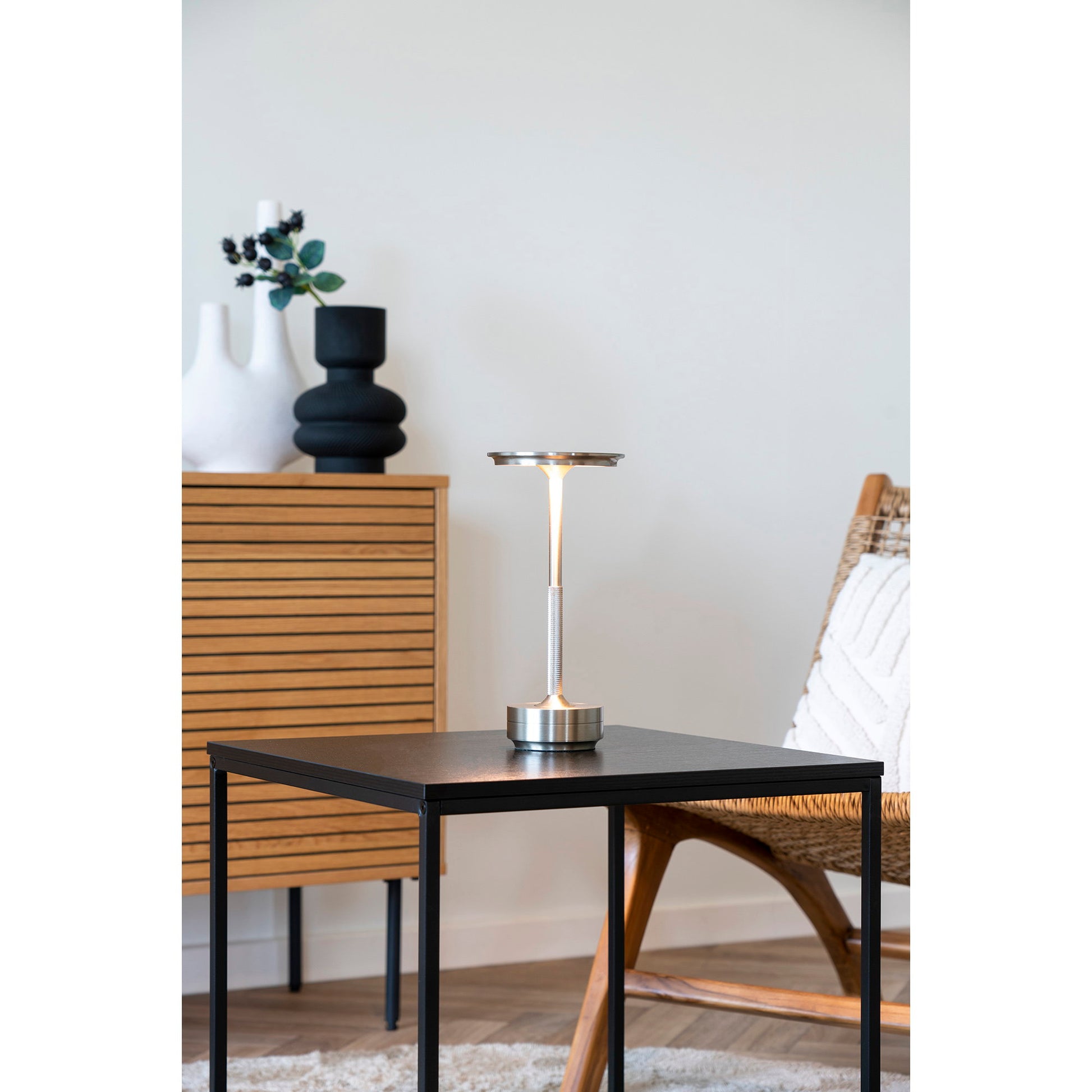 Lámpara de mesa Lyneham - Plata